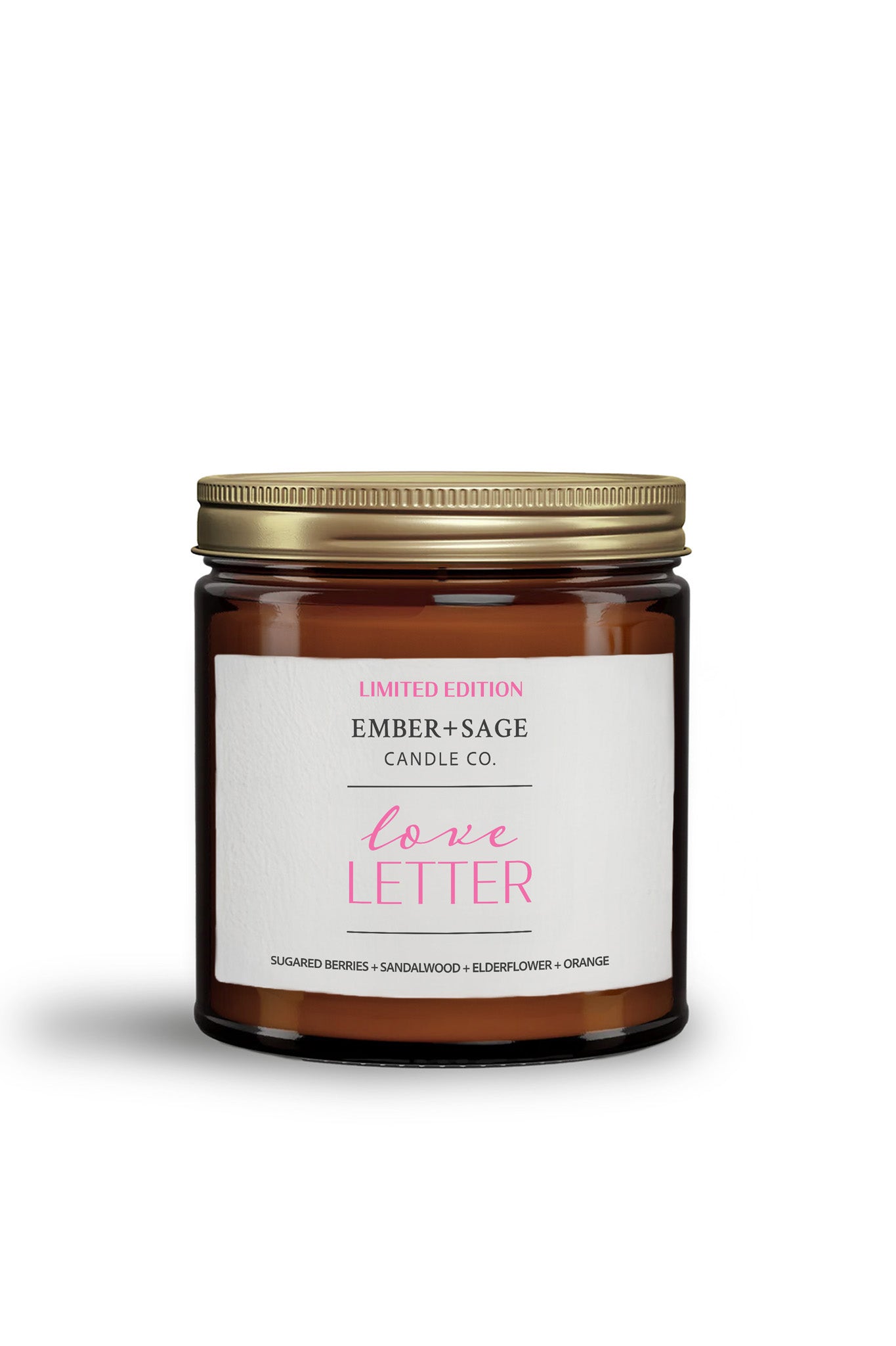 Love Letter Hand Poured Soy/Coconut Nebraska-Made Limited Edition Candle 16oz Double Wick