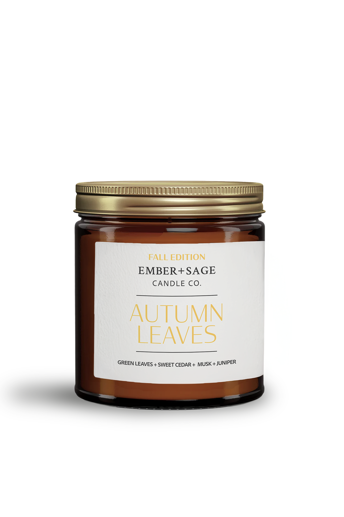 Autumn Leaves | Fall Edition | Hand-Poured Soy Coconut Wax Candle | 16oz with Double Wick