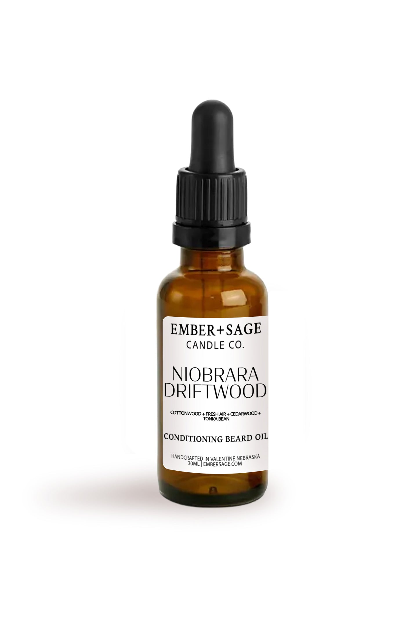 Niobrara Driftwood Daily Conditioning Beard Oil | Nebraska-Made Small Batch Beard Oil | 30mL