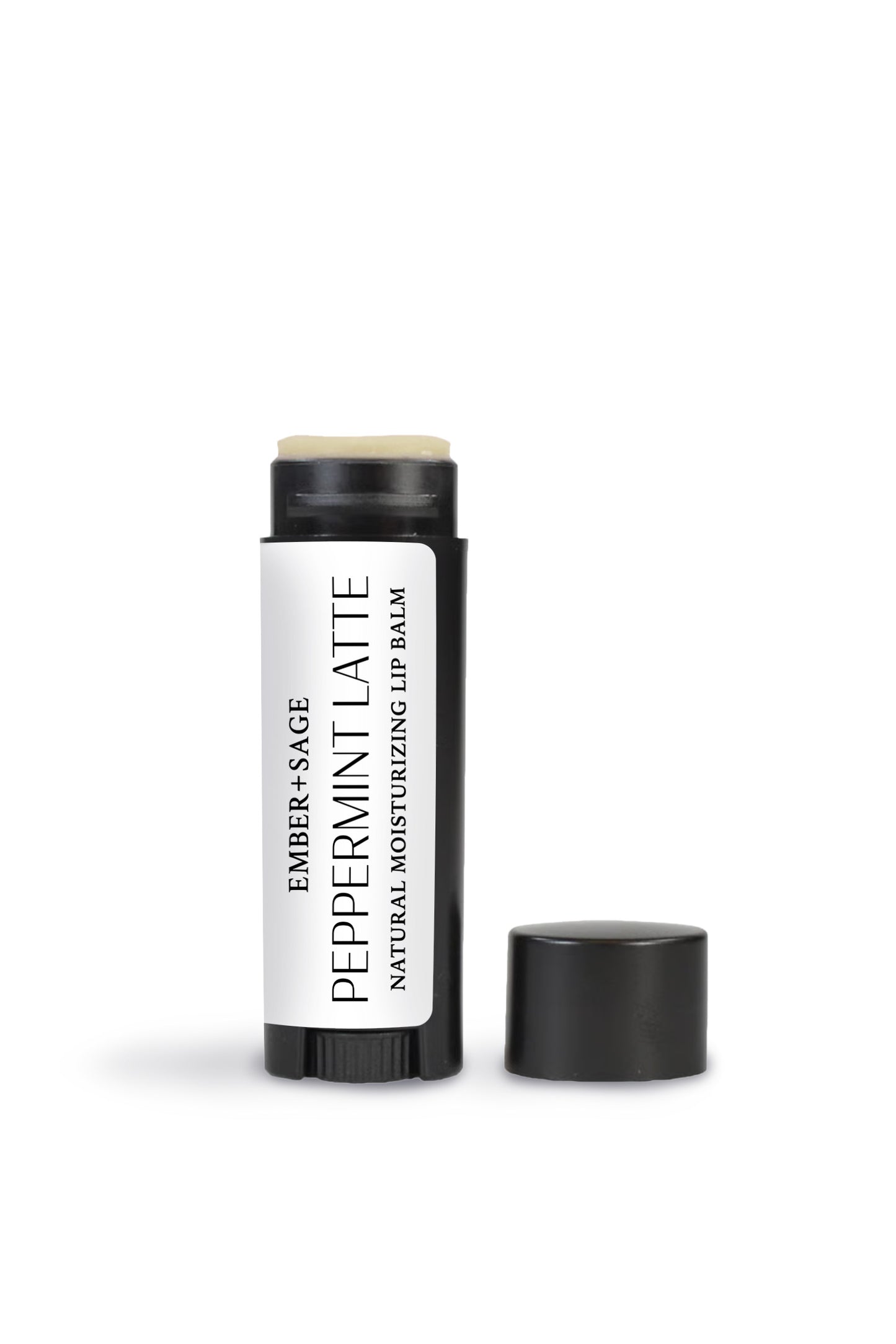 Peppermint Latte Lip Balm | Natural Nebraska Beeswax Moisturizing Lip Balm