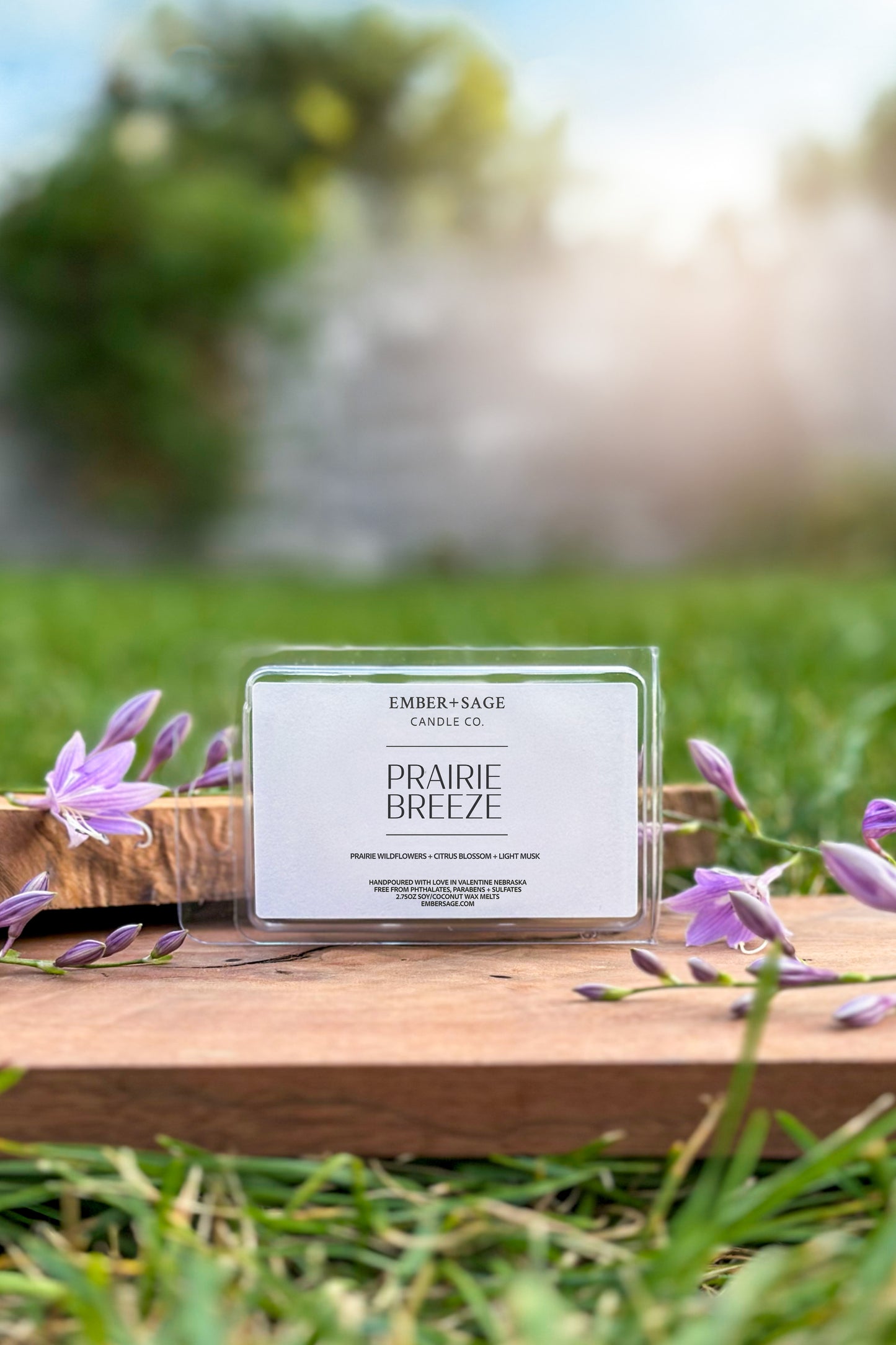 Prairie Breeze Hand Poured Soy/Coconut Nebraska-Made Wax Melts 2.75oz