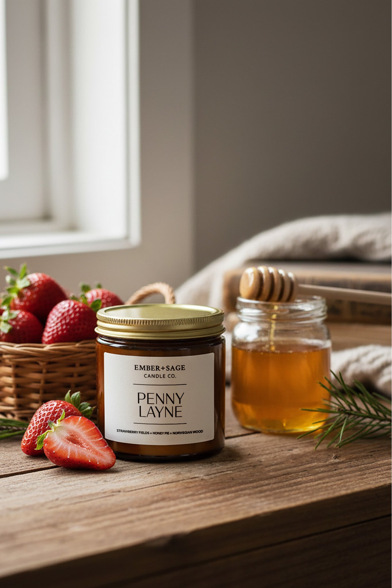 Penny Layne Hand Poured Soy/Coconut Nebraska-Made Candle 16oz Double Wick