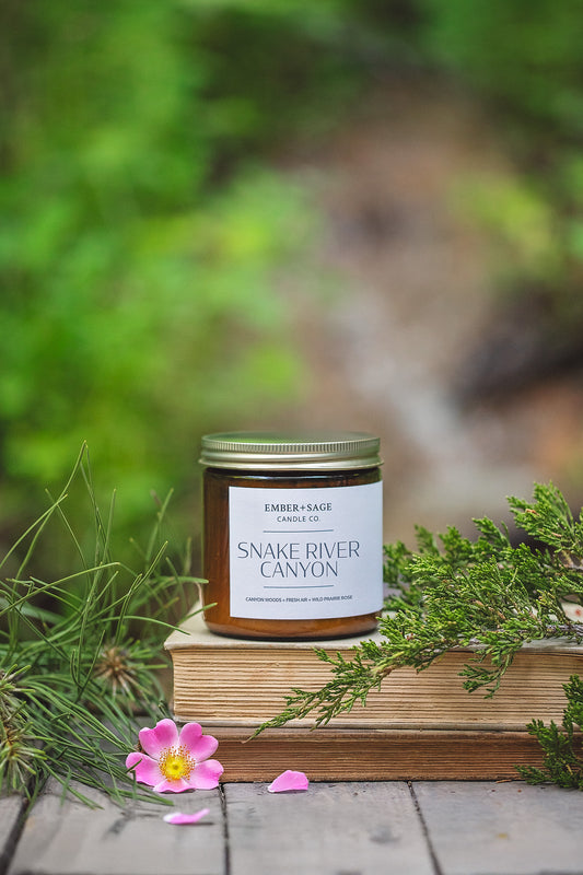 Snake River Canyon | Hand-Poured Soy Coconut Wax Candle | 16oz with Double Wick
