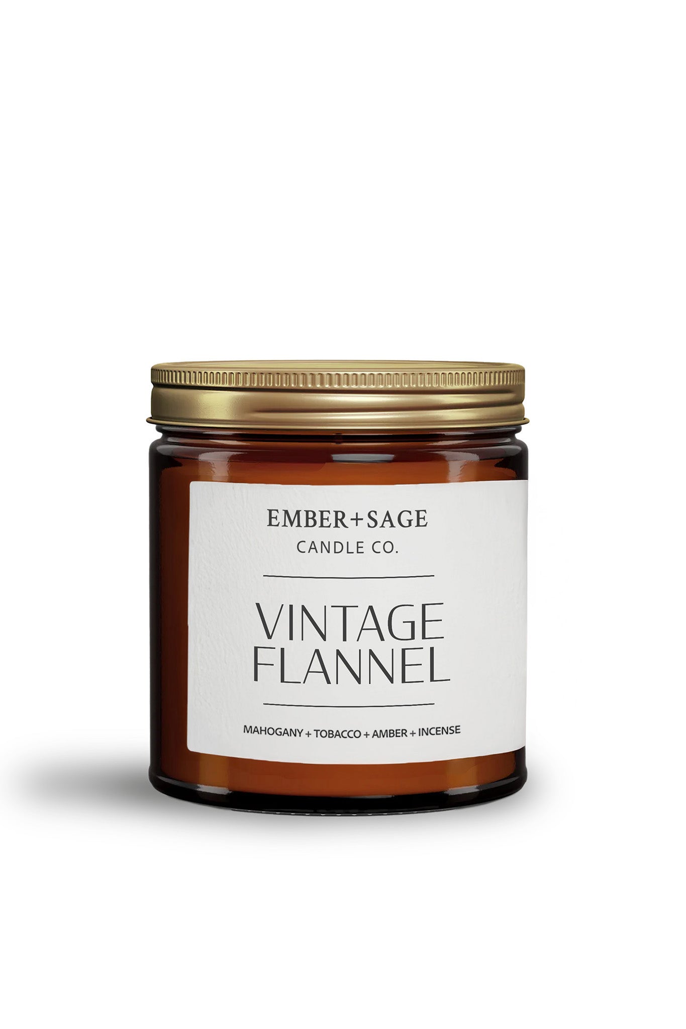 Vintage Flannel | Hand-Poured Soy Coconut Wax Candle | 16oz with Double Wick