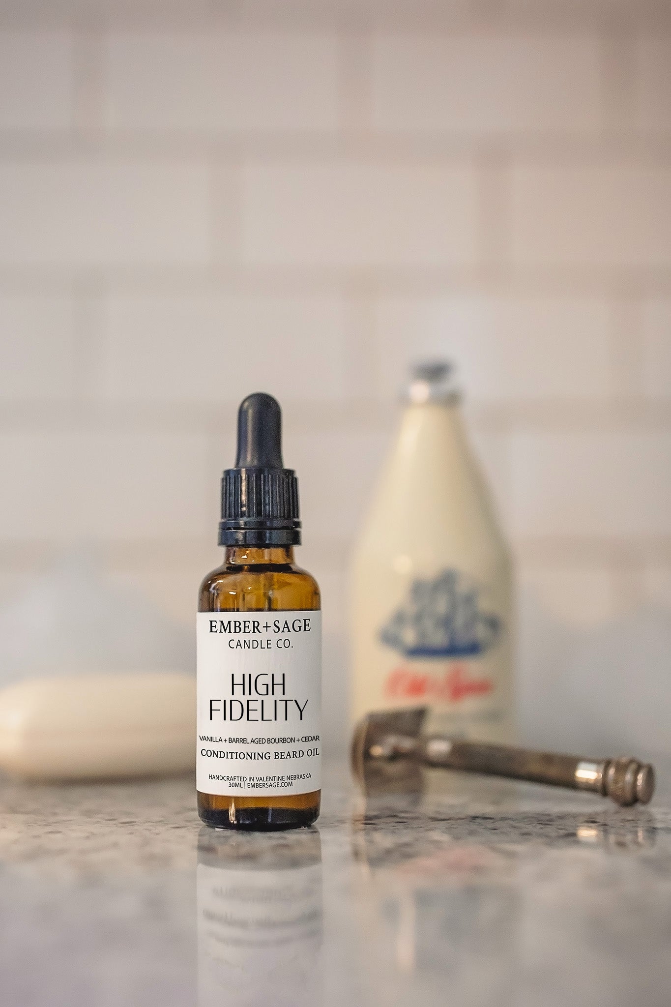 High Fidelity Daily Conditioning Beard Oil | Nebraska-Made Small Batch Beard Oil | 30mL