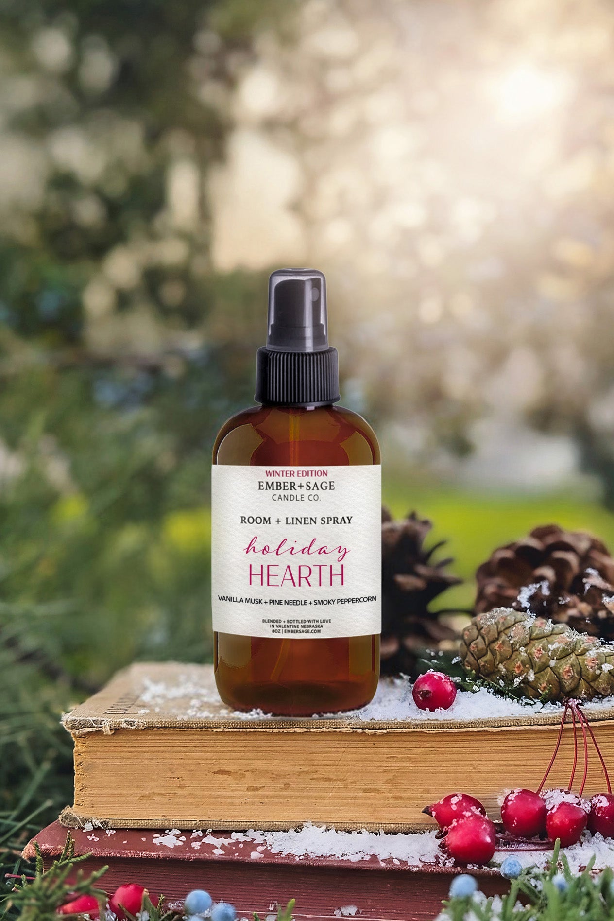 Holiday Hearth | Winter Edition | Room + Linen Spray | 8oz
