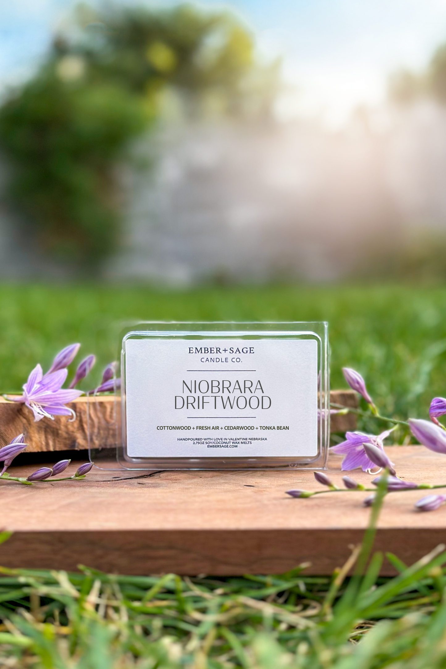 Niobrara Driftwood | Hand-Poured Soy Coconut Wax Melt | 2.75oz