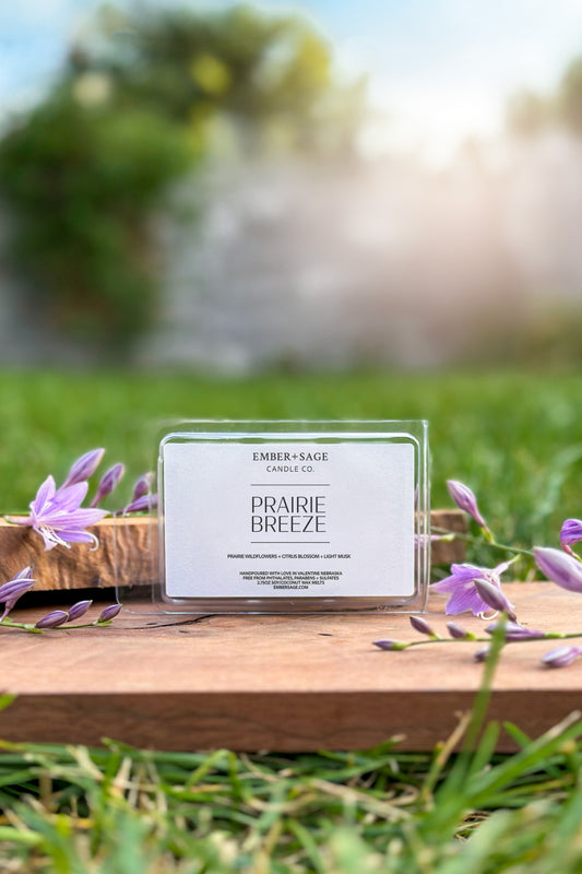 Prairie Breeze Hand Poured Soy/Coconut Nebraska-Made Wax Melts 2.75oz