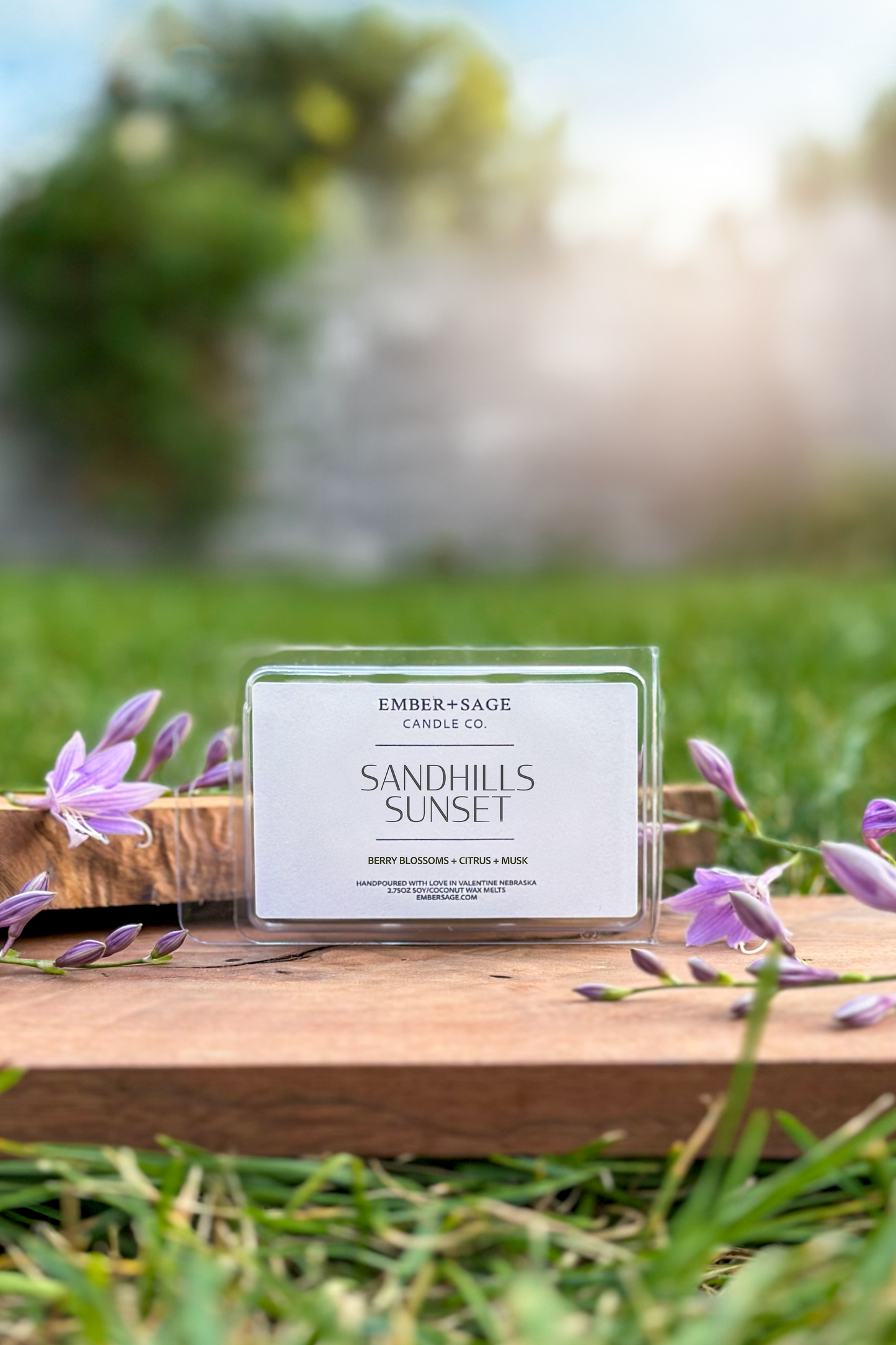 Sandhills Sunset | Hand-Poured Soy Coconut Wax Melt | 2.75oz