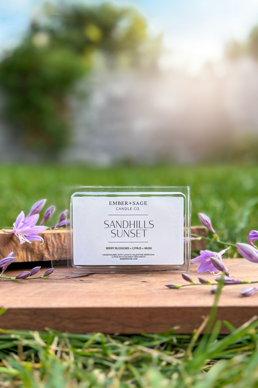 Sandhills Sunset | Hand-Poured Soy Coconut Wax Melt | 2.75oz