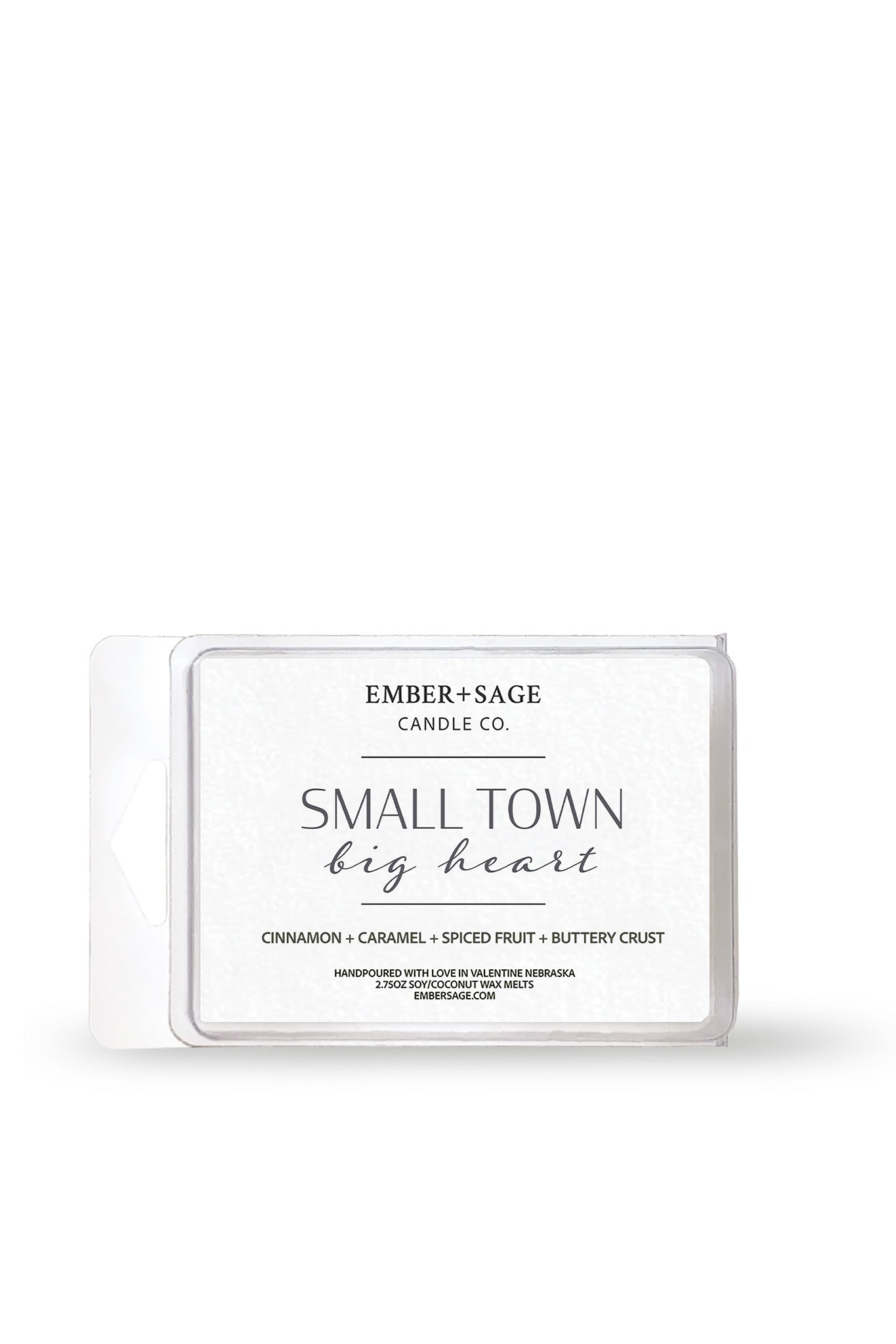 Small Town Big Heart | Hand-Poured Soy Coconut Wax Melt | 2.75oz