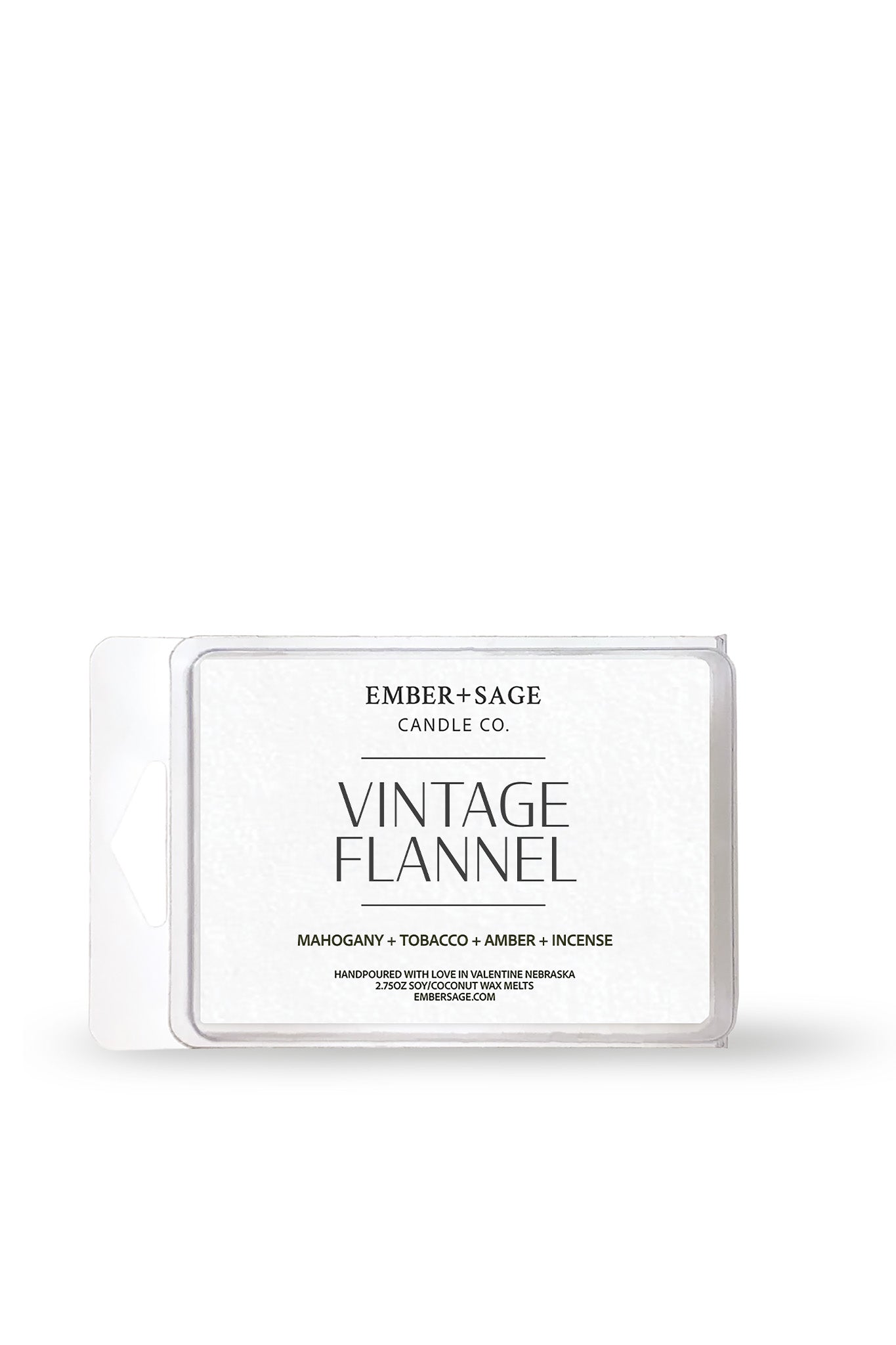 Vintage Flannel | Hand-Poured Soy Coconut Wax Melt | 2.75oz